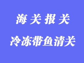 新西蘭冷凍帶魚(yú)進(jìn)口清關(guān)